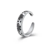Retro Heart Gesture Skull Hand Ring Wholesale Nihaowholesale sku image 4