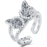Retro Heart Gesture Skull Hand Ring Wholesale Nihaowholesale sku image 8