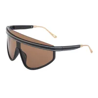 Fashion Large Frame Integrated Lens Sun-resistant Windproof Sunglasses main image 3