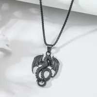 Alloy Titanium Steel Plating Men's Necklace sku image 2