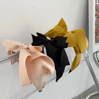 Korean Version Big Bow Fabric Broad-sided Headband main image 3