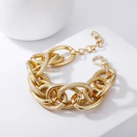 Fashion Multi-layer Metal Acrylic Splicing Geometric Bracelet sku image 4