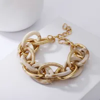 Fashion Multi-layer Metal Acrylic Splicing Geometric Bracelet sku image 6