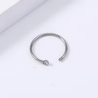 Simple Stainless Steel Piercing U-shaped Nose Ring Piercing Nose Ornaments Wholesale sku image 2