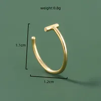 Simple Stainless Steel Piercing U-shaped Nose Ring Piercing Nose Ornaments Wholesale sku image 4