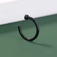 Simple Stainless Steel Piercing U-shaped Nose Ring Piercing Nose Ornaments Wholesale sku image 6