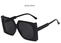 Fashion Big Frame New Ladies Square Trend Street Photography Sunglasses sku image 1