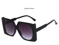Fashion Big Frame New Ladies Square Trend Street Photography Sunglasses sku image 2