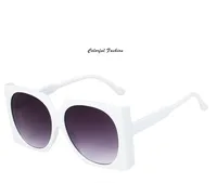 Fashion Big Frame New Ladies Square Trend Street Photography Sunglasses sku image 6