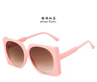 Fashion Big Frame New Ladies Square Trend Street Photography Sunglasses sku image 5