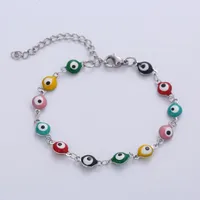 Ethnic Style Devil's Eye 304 Stainless Steel 18K Gold Plated No Inlaid Bracelets In Bulk sku image 6