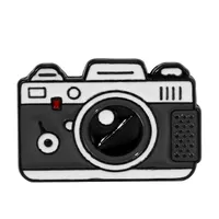 Fashion Creative Alloy Badge Cartoon Dripping Oil Videotape Brooch sku image 8
