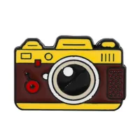 Fashion Creative Alloy Badge Cartoon Dripping Oil Videotape Brooch sku image 2