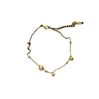 Fashion Geometric Titanium Steel Plating Anklet main image 4