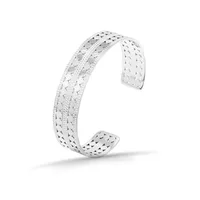 Fashion C Shape Round 304 Stainless Steel Bangle In Bulk sku image 1