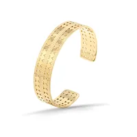 Fashion C Shape Round 304 Stainless Steel Bangle In Bulk main image 3