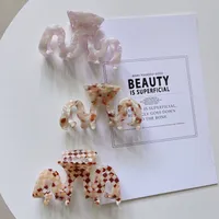 Fashion Geometric Acetic Acid Sheets Hollow Out Hair Claws main image 4