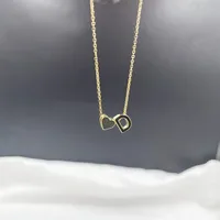 Simple Style Letter Heart Shape Copper Necklace In Bulk main image 3