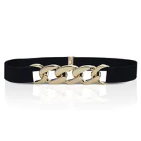 Fashion Solid Color Metal Chain Belt main image 3
