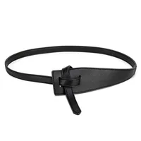 Basic Solid Color Pu Leather Belt main image 4