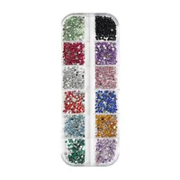 Fashion Solid Color Sequins Rhinestone Nail Patches 1 Set Nail Supplies main image 2
