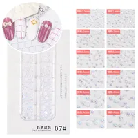 Fashion Solid Color Sequins Rhinestone Nail Patches 1 Set Nail Supplies sku image 4