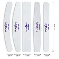 Nail Tool Double-sided Half-moon Nail File Manicure-shaped Nail Removal Rubbing Strip Polishing File main image 2