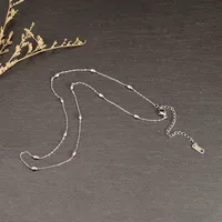 Wholesale Jewelry Simple Style Geometric 304 Stainless Steel Titanium Steel 18K Gold Plated Plating Necklace main image 7