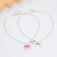 Funny Game Console Resin Plating Pendant Necklace 2 Piece Set main image 3