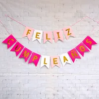 Letter Paper Flag Birthday Decorations main image 3