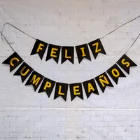Letter Paper Flag Birthday Decorations main image 4