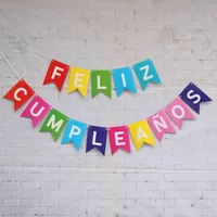 Letter Paper Flag Birthday Decorations main image 5