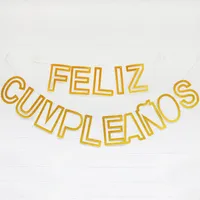 Letter Paper Flag Birthday Decorations sku image 22