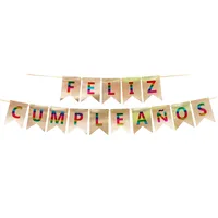 Letter Paper Flag Birthday Decorations sku image 20