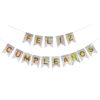 Letter Paper Flag Birthday Decorations sku image 10