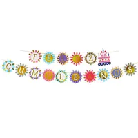 Letter Paper Flag Birthday Decorations sku image 19