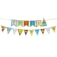Letter Paper Flag Birthday Decorations sku image 18