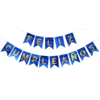 Letter Paper Flag Birthday Decorations sku image 14