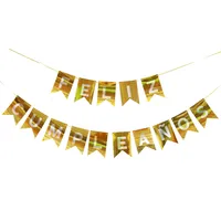 Letter Paper Flag Birthday Decorations sku image 13