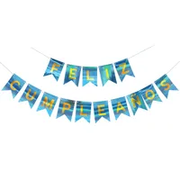 Letter Paper Flag Birthday Decorations sku image 15