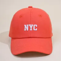 Unisex Fashion Letter Number Embroidery Curved Eaves Baseball Cap main image 1
