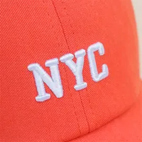 Unisex Fashion Letter Number Embroidery Curved Eaves Baseball Cap main image 4