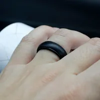 Simple Style Geometric Silica Gel Rings main image 6