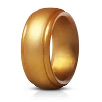 Simple Style Geometric Silica Gel Rings main image 5