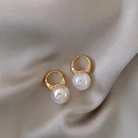 Romantic Geometric Resin Plating Artificial Pearls Earrings main image 2
