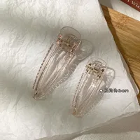 Korean Fashion Transparent Hair Clip Set sku image 12