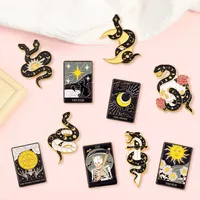 Fashion Geometric Snake Alloy Stoving Varnish Brooches main image 2
