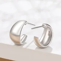 C Shape Plating No Inlaid Earrings Ear Studs sku image 3