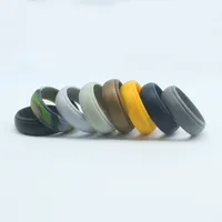 Simple Style Geometric Silica Gel Rings main image 1