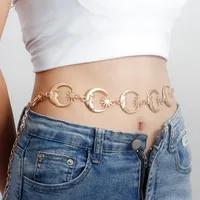 Fashion Moon Metal Plating Waist Chain main image 5